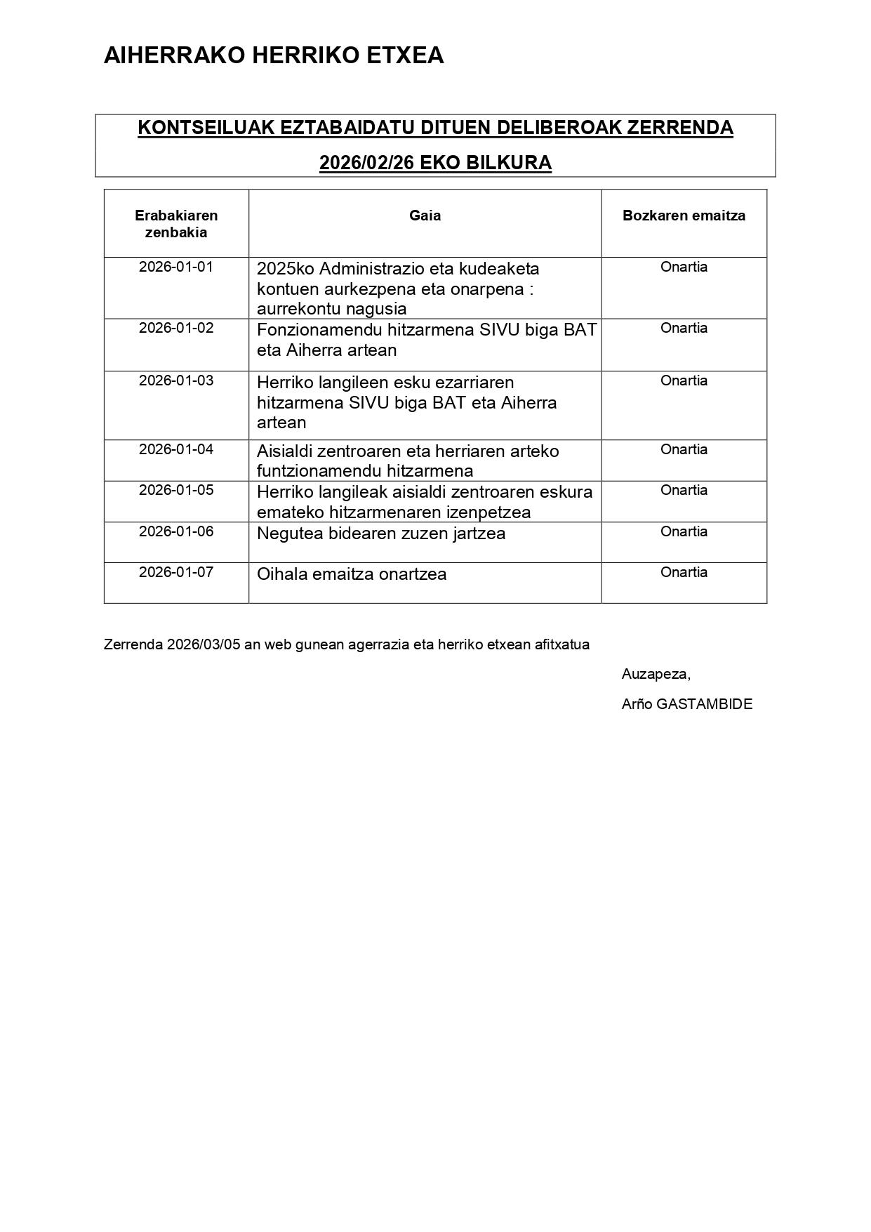 Liste des deliberations 26 02 2026 eus page 0001 1