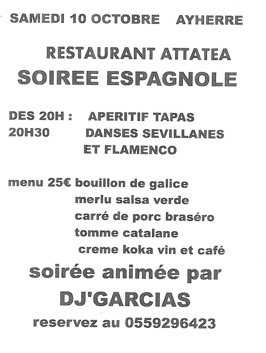 Soiree espagnole